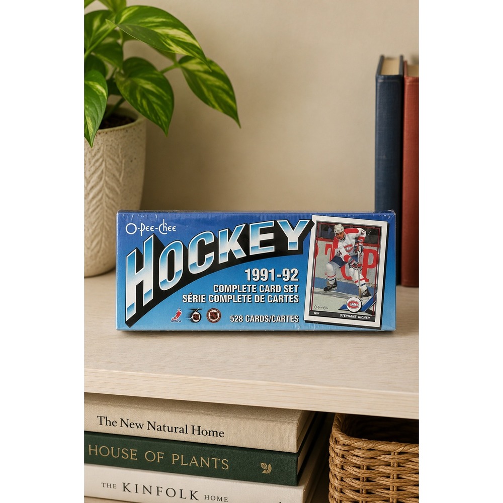 O-Pee-Chee 1991-92 NHL Hockey Complete Factory Set 528‎ Cards Sealed New Wrapped